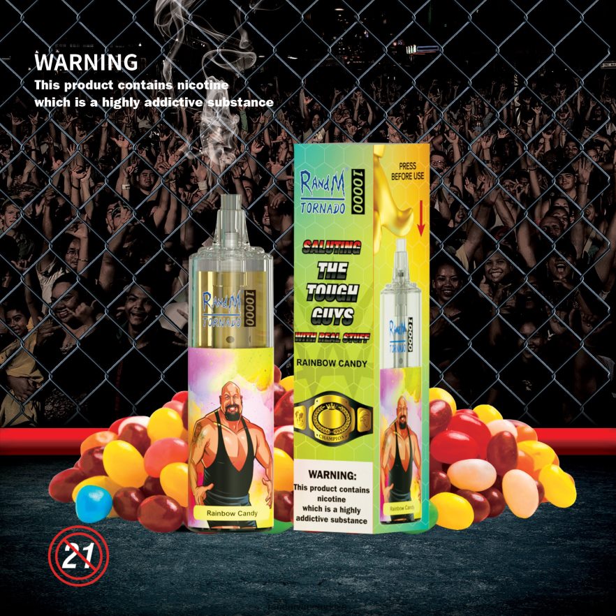 8VZRZR117 RandM Tornado 10000 hava akımı kontrolü vape cihazı 1 adet mango tutku meyvesi - RandM Disposable Vape