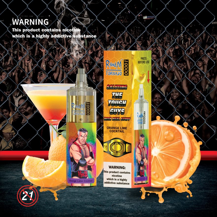 8VZRZR117 RandM Tornado 10000 hava akımı kontrolü vape cihazı 1 adet mango tutku meyvesi - RandM Disposable Vape