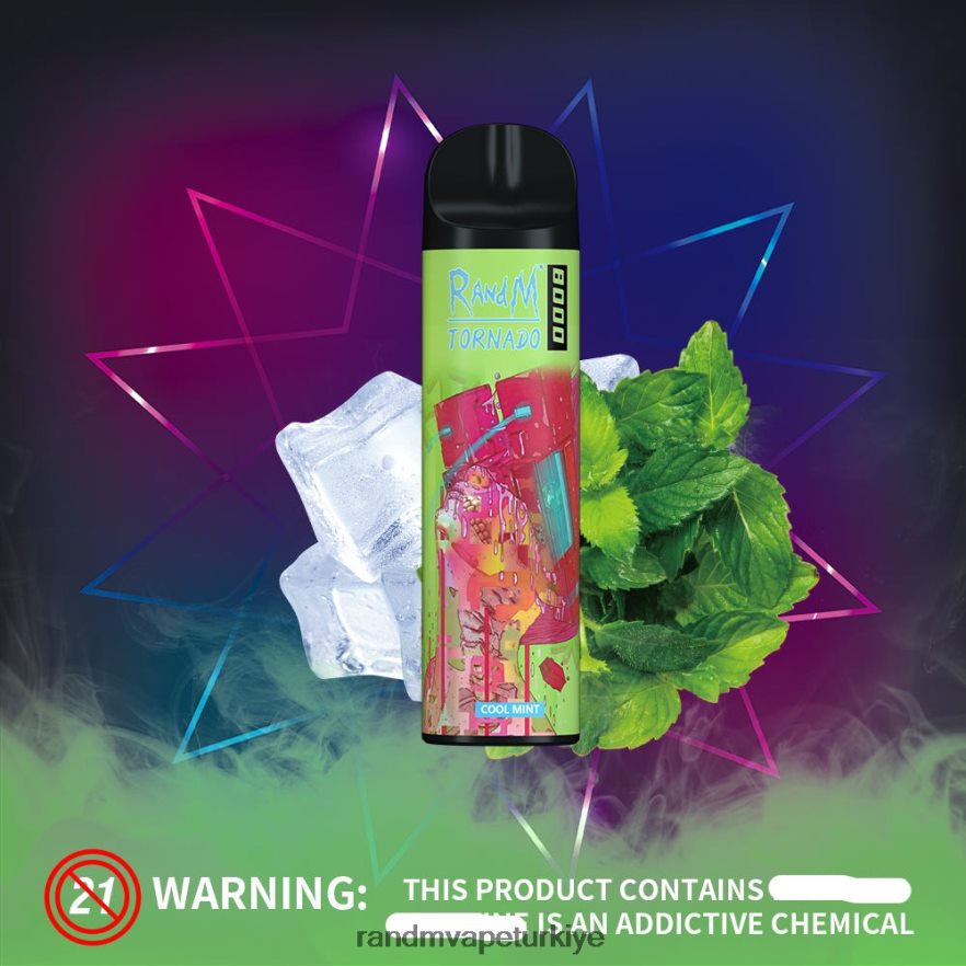 8VZRZR239 RandM Tornado 8000 hava akımı kontrolü vape cihazı 1 adet Çilekli Limonata - RandM Tornado Fiyat