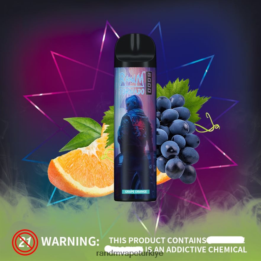 8VZRZR239 RandM Tornado 8000 hava akımı kontrolü vape cihazı 1 adet Çilekli Limonata - RandM Tornado Fiyat