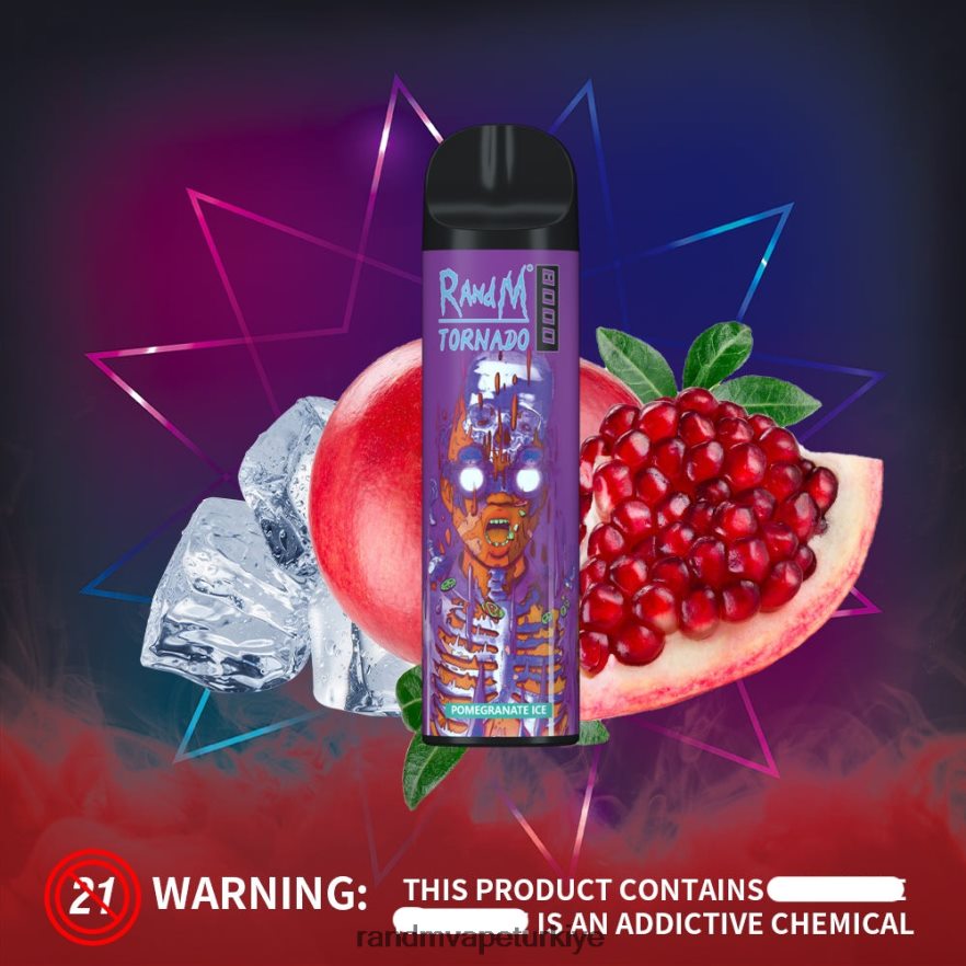 8VZRZR252 RandM Tornado 8000 hava akımı kontrolü vape cihazı 1 adet pina colada - RandM Disposable Vape
