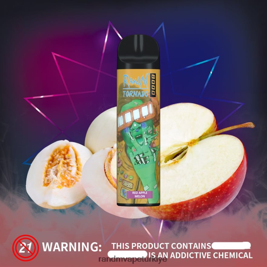 8VZRZR252 RandM Tornado 8000 hava akımı kontrolü vape cihazı 1 adet pina colada - RandM Disposable Vape