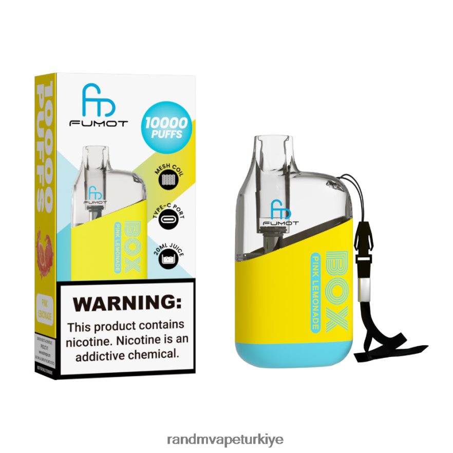8VZRZR89 Fumot Original RandM Tornado Box 10000 hava akımı kontrolü vape cihazı 1 adet üzüm buzu - RandM Vape Store