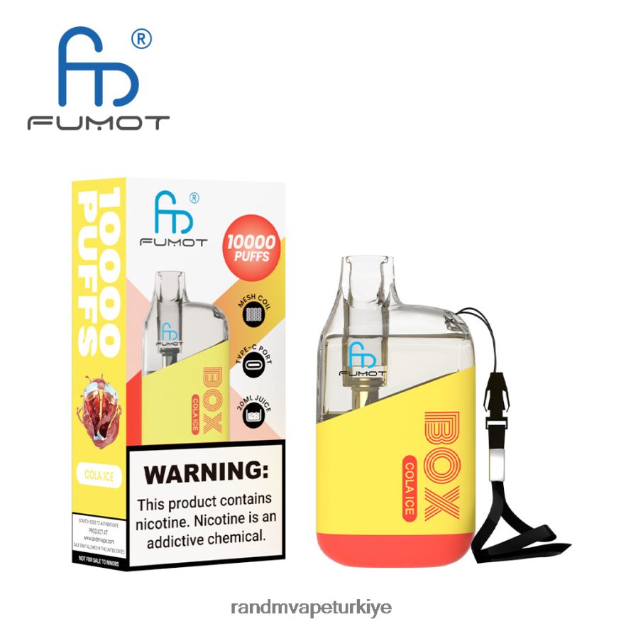 8VZRZR89 Fumot Original RandM Tornado Box 10000 hava akımı kontrolü vape cihazı 1 adet üzüm buzu - RandM Vape Store
