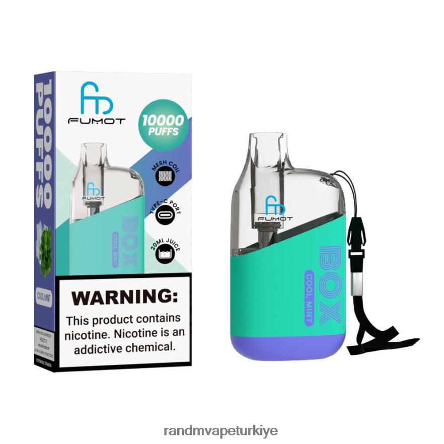 8VZRZR89 Fumot Original RandM Tornado Box 10000 hava akımı kontrolü vape cihazı 1 adet üzüm buzu - RandM Vape Store