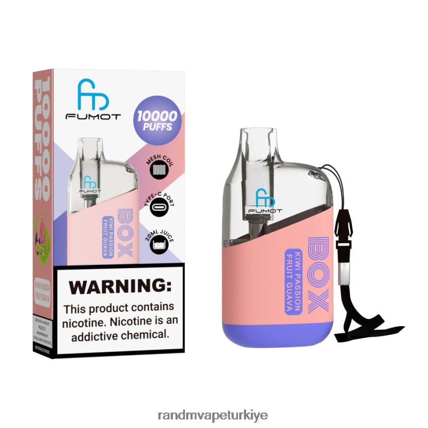 8VZRZR89 Fumot Original RandM Tornado Box 10000 hava akımı kontrolü vape cihazı 1 adet üzüm buzu - RandM Vape Store