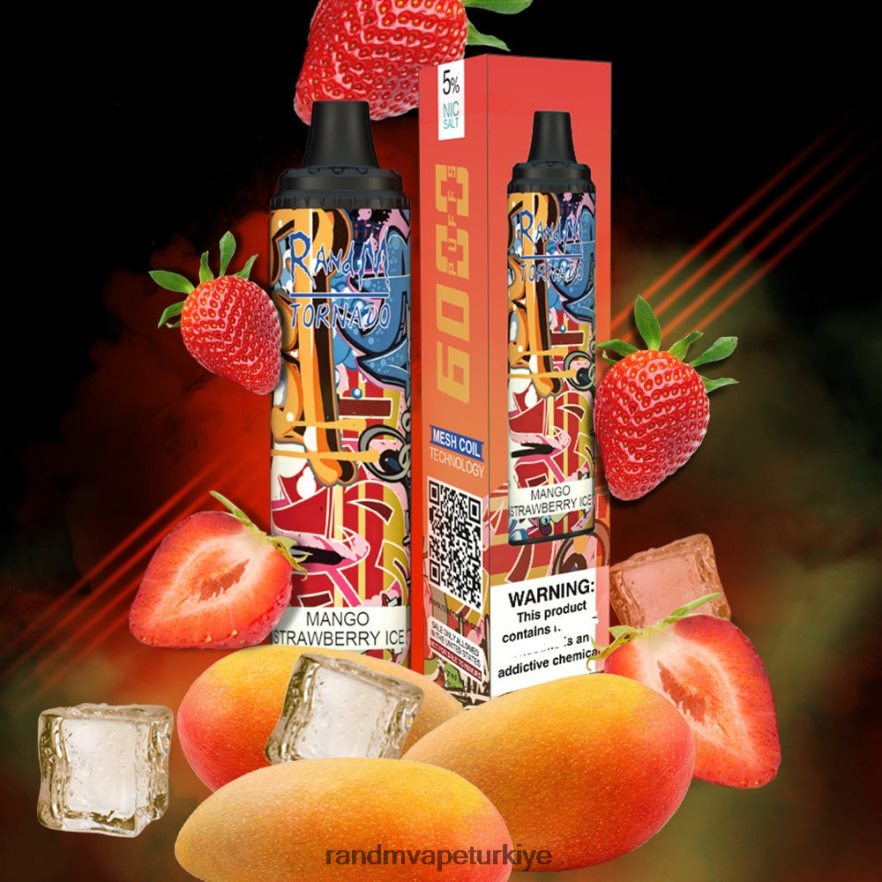 8VZRZR280 RandM Tornado 6000 hava akımı kontrolü vape pod cihazı 1 adet pina colada rom - RandM Tornado Türkiye