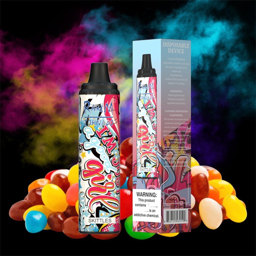 8VZRZR283 RandM Tornado 6000 hava akımı kontrolü vape pod cihazı 1 adet enerji içeceği - RandM Tornado Ankara
