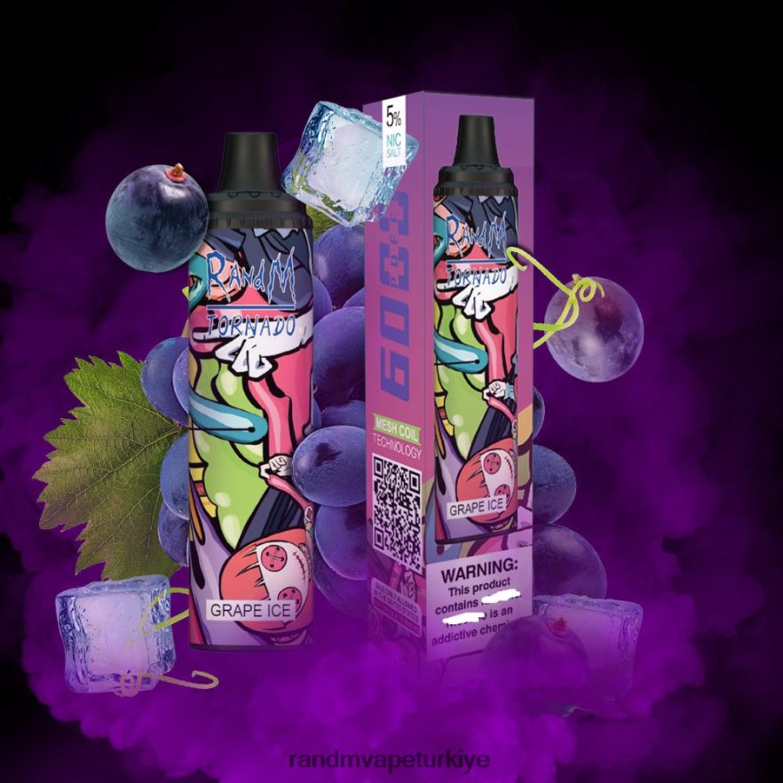 8VZRZR287 RandM Tornado 6000 hava akımı kontrolü vape pod cihazı 1 adet Portakallı soda - RandM Vape Store