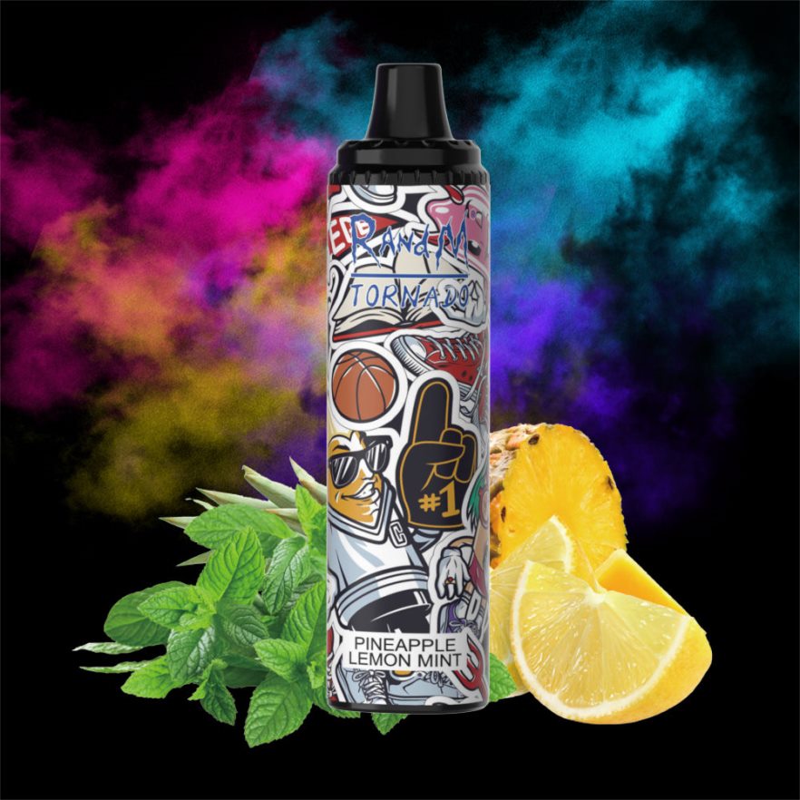 8VZRZR290 RandM Tornado 6000 hava akımı kontrolü vape pod cihazı 1 adet yemyeşil buz - RandM Vape Türkiye
